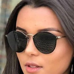 New 2019 Fashion BLAZE Sunglasses Men Women Brand Designers Eyewear Round Sun Glasses Band 35b1 Male Female with box case246l