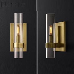 Modern Luxurious Wall Lights Glass Shade Gold Black Wall Lamps for Bedroom Bedside Living Room Restaurant Fixtures Led Sconces3125