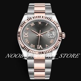 7 Models Factory Watch Model Date 36mm Two Tone Rose gold Steel Strap 2813 Automatic Movement Calendar Mens Gift Watches Original 306b