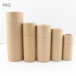 10203050100ml Oil Bottles packaging box Kraft paper packaging cardboard tube for dropper bottle Round Lipstick Perfume box9842500