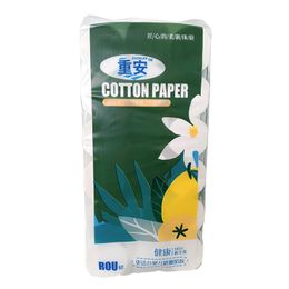 Toilet paper coreless roll paper whole lift household wood pulp