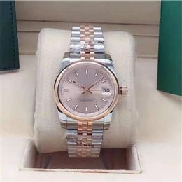 Womens Watches 31MM Lady mechanical automatic watch with light outer ring stainless steel wristwatch fashion watch mast295c