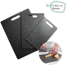 Plastic Cutting Board TPR Material Kitchen Chopping Board Unique Marble Appearance Design for Families Restaurants Meat Vegetables217C