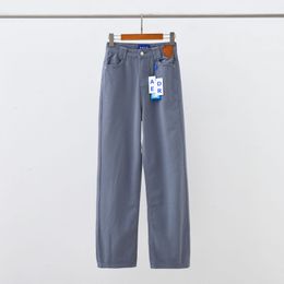 Designer Spring Straight Jeans Loose Fit Pants Designer Pant for Women ADER Colourful Pants 23SS