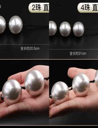 NXY Anal Beads Super Large Pearl Anal Plugs Long Pull Beads Butt Plug Vaginal Balls Sex Toys for Women Men Handheld Anus Masturbat2851016