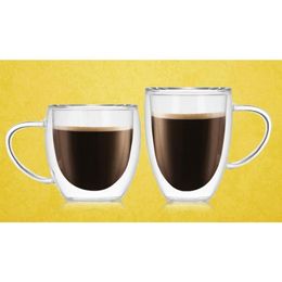 Mugs 1 Pcs Heat-resistant Double Wall Glass Cup Beer Coffee Set Handmade Creative Mug Tea Glass Whiskey Gl bbysFE bdesports243i