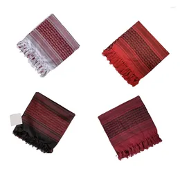 Scarves Middle East Adult Shemagh Scarf Arab Outdoor Tactically Turban Multi Purpose Head Wrap Cycling Dustproof Kerchief