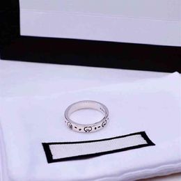 Blind For Love 925 silver Ghost series elf couple ring simple fashion Christmas gifts2330