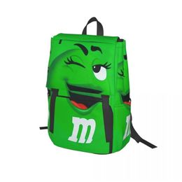 Backpack M & M's Chocolate Candy For Girls Boys Travel RucksackBackpacks Teenage School Bag233t