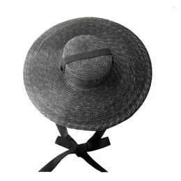 Wide Brim Hats Oversize Woman Floppy Hat Large Outdoor Straw Weaving Summer Cap