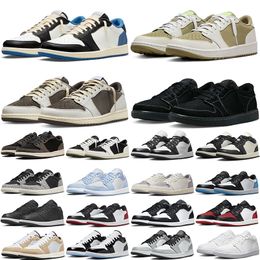 basketball shoes for mens womens low Reverse Mocha Black Phantom Olive Panda Wolf Grey UNC Bred Toe Concord Lucky Green Obsidian outdoor trainers sneakers