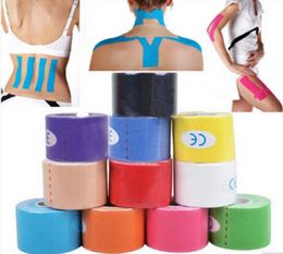 New Arrive 5cm x 5m NEW Kinesiology Kinesio Roll Cotton Elastic Adhesive Muscle Sports Tape Bandage Physio Strain Injury Support5685835