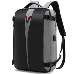 Backpack POSO 15 6 Inch Laptop Outdoor Fashion Travel Business Nylon Waterproof Student270A