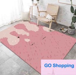 Factory Wholesale Brand Living Room Carpet Bedroom Wall-to-Wall Carpeting Bedside Floor Mat Light Luxury Doormat Cloakroom Photo Mats