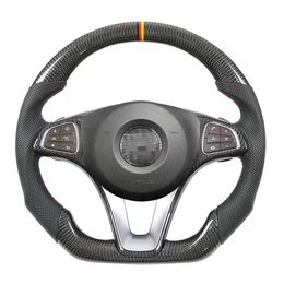 Car Carbon Fibre Steering Wheel for BENZ E B GLA GLC V VITO CLA CLS GLE GLS W204 W205 W213
