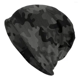 Berets Carbon Camo Skullies Beanies Caps Winter Warm Knitting Hat Men Women Street Army Military Camouflage Bonnet Hats Outdoor Ski Cap