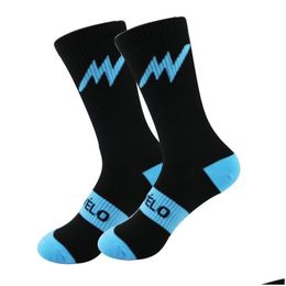 Sports Socks Men Womens Breathable Quick Drying Nylon Bicycle Riding Cycling Running Mountaineering Sports Socks Basketball Football D Dhi6M