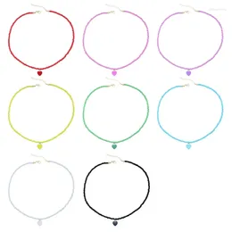 Pendant Necklaces Fashion Sweet Simple Heart Necklace Choker Neck Chain Y2K Jewellery Dropship