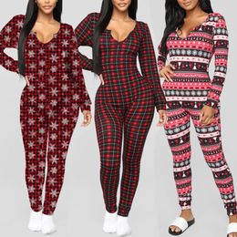 Women's Sleepwear Thermal Long Pajama Set (XS XXL) Sexy Jumpsuits And Rompers
