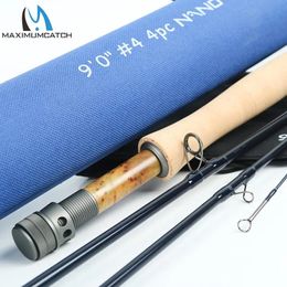 Boat Fishing Rods Maximumcatch Nano Fly Rod IM12 40T T Toray Carbon Fast Action Super Light with Cordura Tube 3 4 5 6 7 8WT 8 4 9 231211