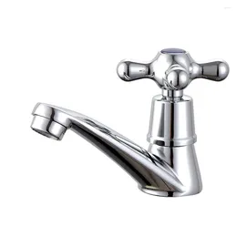 Bathroom Sink Faucets Basin Faucet Wash Deck Mounted Mixer Tap Quick Open Single Cold Zinc Alloy Bathtub Taps