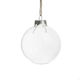 Party Decoration Dia6cm Christmas Ornament Clear Glass Ball Wedding Decorations Bauble Event ship X 2511735