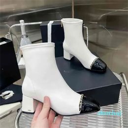 Fashion Winter Boot Woman Martin Platform Letter