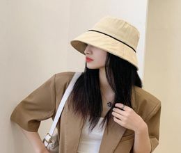 Wide Brim Hats Women Outdoor Bucket Hat Adults Female Adjustable Solid Color Fisherman Cap With Drawstring Summer Korean4485065