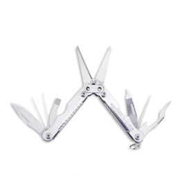 Cords Slings and Webbing Outdoor Combination Multifunctional Gadget Mini Pliers Stainless Steel Field Sports Survival Portable fFolding Tool EDC Silver 231211