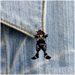 Pins Brooches Boys Game Movie Film Quotes Badge Cute Movies Games Hard Enamel Pins Collect Cartoon Brooch Backpack Hat Bag Collar L Dh0Np