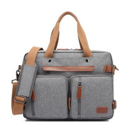 CoolBELL Convertible Backpack Messenger Shoulder Bag Laptop Case Handbag Business Travel Rucksack Fits 15 6 17 3 Inch Laptop 20111306O