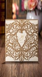 Whole Card Whole Wedding Invitations Elegant Laser Cut Paper cw50189556406