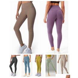 Catsuit Costumes Fashion Top Look Waisted Leggings For Women- Soft Tummy Control Slimming Yoga Pants Workout Running Drop Delivery A Dhksr