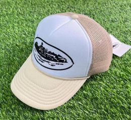 summer Fashion Trucker Hat Brand Cruise Ship Printed Sunscreen Trucker Hat Men039s Mesh Popular Peaked Cap for Women1893341