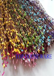 300pcs 8COLORS PIP BERRY STEM FOR DIY WREATH GARLAND ACCESSORYFloral Fillers7713389