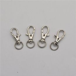 100Pcs 32mm Lobster Clasp Metal Connector Jewellery Swivel Clasps Keychain Parts Bag Accessories Diy Jewellery Making Accessories276S