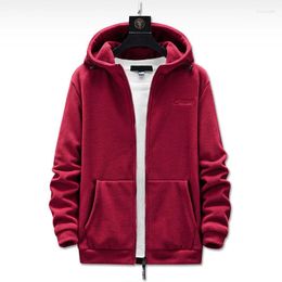 Women's Hoodies Autumn And Winter Plus Size Hooded Sweater 7XL 8XL 9XL Fashion Polar Fleece Pocket Cardigan Casual Sweatshirt