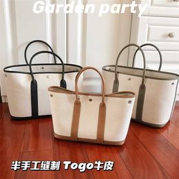 Totes Bag Gardens Party Handbag Canvas Large Capcity Handbag Totes Garden Party Bags Genuine Leather 7a Handswen JOY pays tribute to the classic Lifetime PushHal