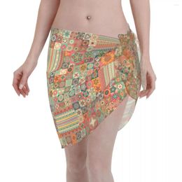 Women's Swimwear Ethnic Style Scarf Cover Ups Women Perspective Ladies Skirt Bikini Cover-Up Sarong