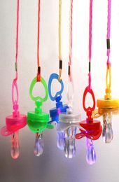 50pcslot Factory LED Flashing Pacifier Whistle Party Supplies Fun Toy Survival Tool Flash Glow Sticks Bar TY4831934132