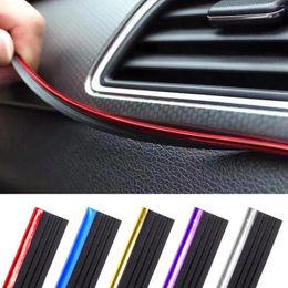 Interior Accessories 10M Universal Car Styling Decoration Strips Detachable Gap Auto Seal Dashboard Door Edge Moulding Trim Line Strip