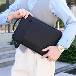 Briefcases Bags OX Cloth Meeting Data Storage Handbag Laptop Protective Bag Office Document Pouch Business Package Men