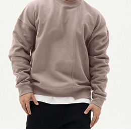 Lu Men Hoodies Sweatshirts Brand Sweater Casual Mens Gyms Fitness Bodybuilding Pullovers Breathable and comfortable 221