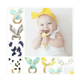 Other Baby Feeding New Teether Wooden Ring Molars Teeth Training Toys Infants Hand Rattles Newborn Babys Gift Exercises 10 Pieces A Lo Dhuf2