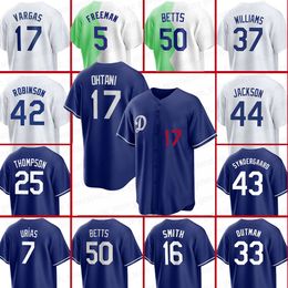 17 Shohei Ohtani Baseball Jersey Dodgers Mookie Betts Clayton Kershaw Freddie Freeman Will Smith James Outman Enrique Hernandez Martinez Austin Barnes