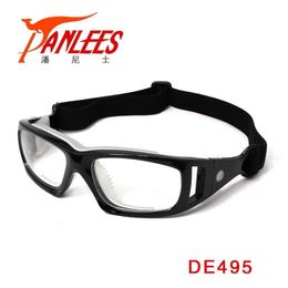 Whole-Panlees Prescription Sports Goggles Prescription Football Glasses Handball Sports Eyewear with elastic band Shippin198r