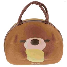 Dinnerware Lunch Bag For Outdoor Insulation Ladies Bags Work Insulated Knitted Fabric Tote Bento