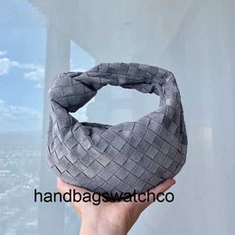 Handbag Antique Venetaasbottegas Weaving Denim Fashionable b Family's Handheld Mesh Red Bag Versatile Trend cy