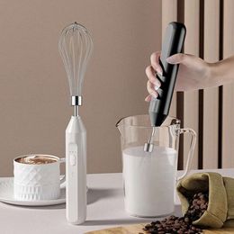 New Egg Tools Electric Milk Frother Handheld Egg Beater Coffee Milk Drink Egg Mixer Foamer Household Kitchen Cooking Tools Egg Beater