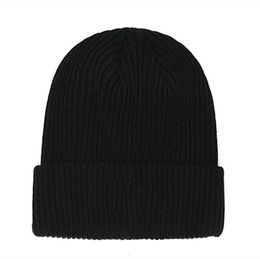 New France fashion beanies hats bonnet winter beanie knitted wool hat plus velvet cap skullies Thicker mask Fringe hats man5865377